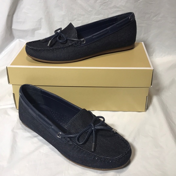 Michael Kors Shoes - Michael Kors Denim Sutton Moc Loafer 7M